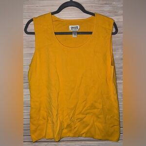 Chico's Mustard Yellow Tank Top